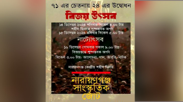 বুদ্ধিজীবী ও বিজয় দিবসে সাংস্কৃতিক জোটের ৩ দিনের কর্মসূচি